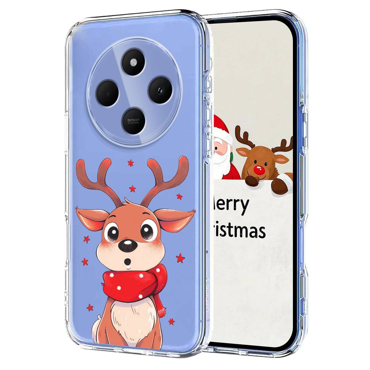 For Xiaomi Redmi 14C 4G / 17C 4G / 14C 5G / 14R 5G / A4 5G / A3 Pro 4G / Poco C75 4G / C75 5G /  M7 5G Case Christmas Themed Pattern Printing TPU Phone Back Cover