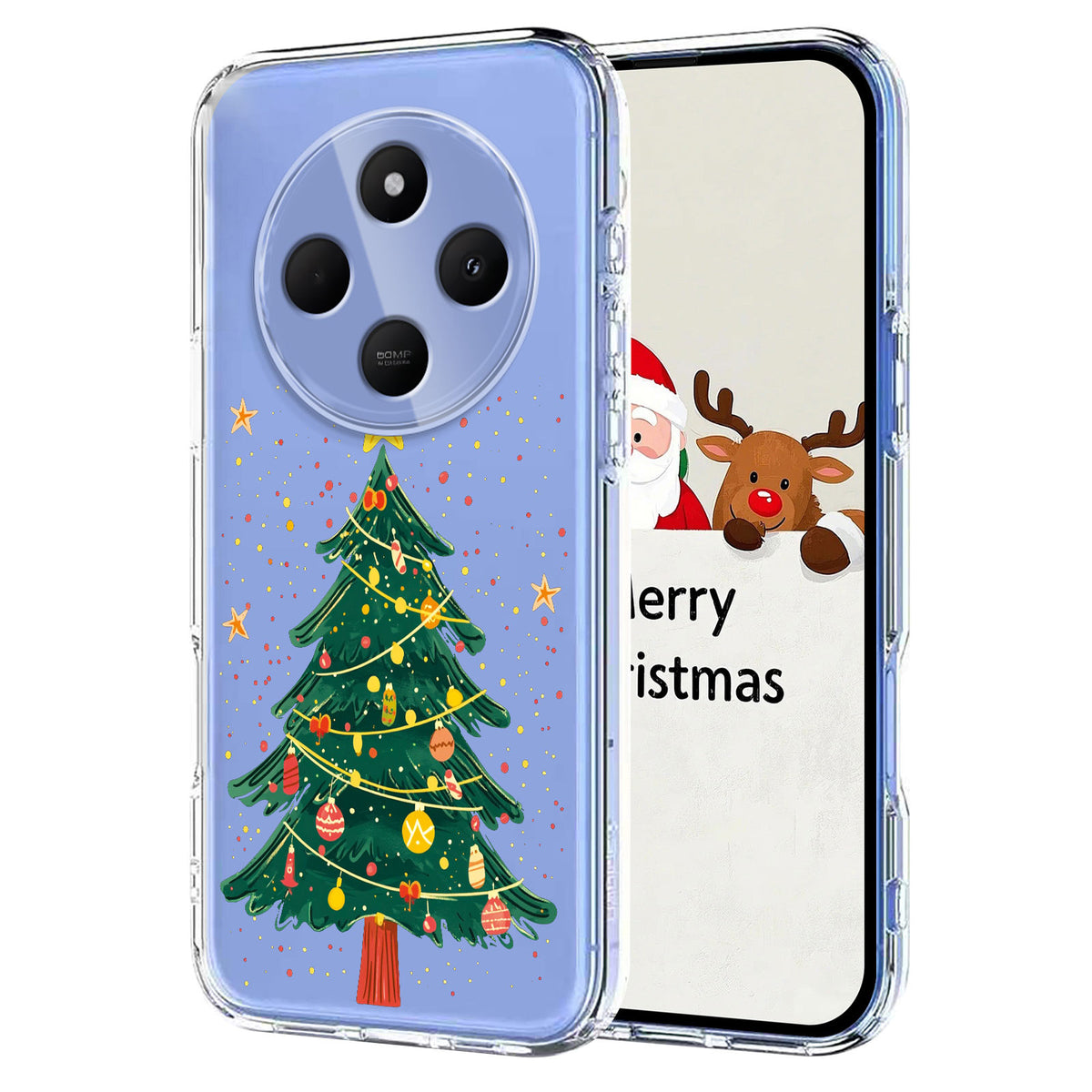 For Xiaomi Redmi 14C 4G / 17C 4G / 14C 5G / 14R 5G / A4 5G / A3 Pro 4G / Poco C75 4G / C75 5G /  M7 5G Case Christmas Themed Pattern Printing TPU Phone Back Cover