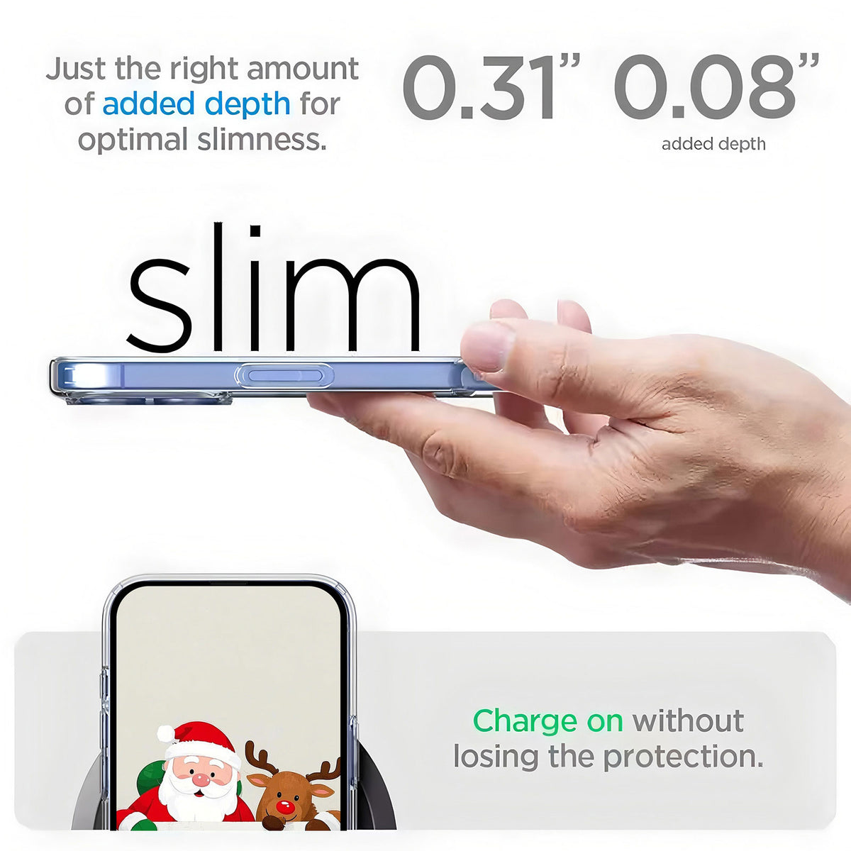For iPhone 14 Pro Max Case Christmas Themed Pattern Printing TPU Phone Back Cover