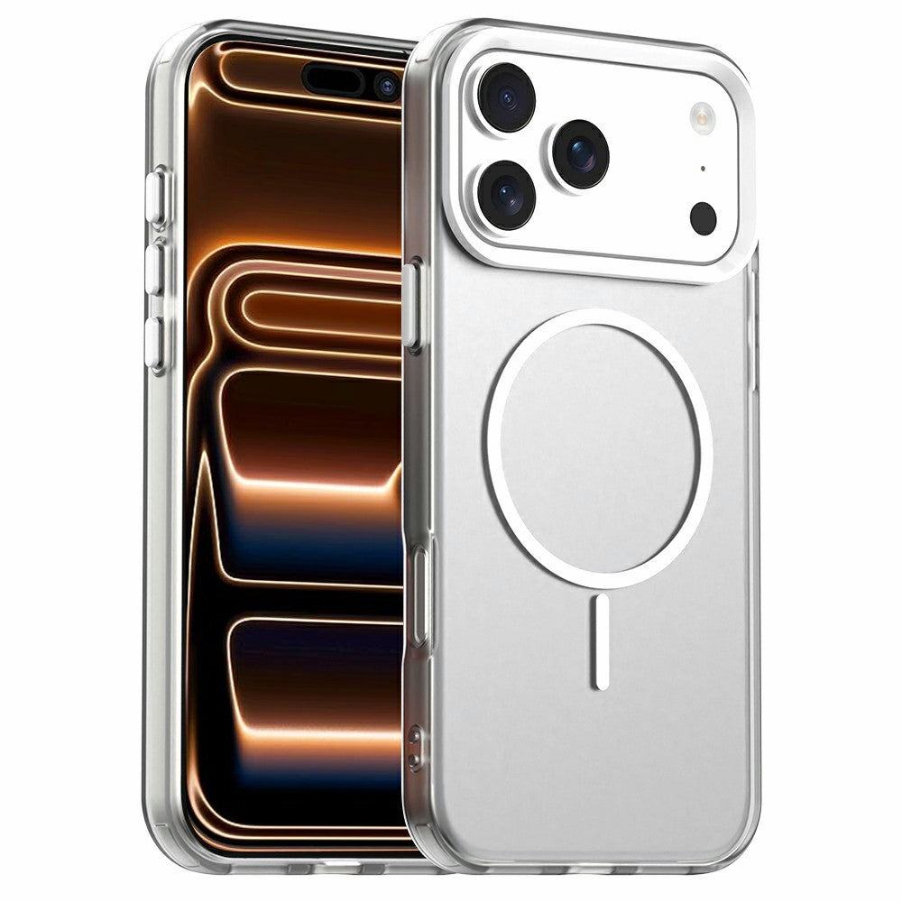 For iPhone 18 Pro / 17 Pro Case Candy Color PC + TPU + PET Phone Cover Compatible with MagSafe