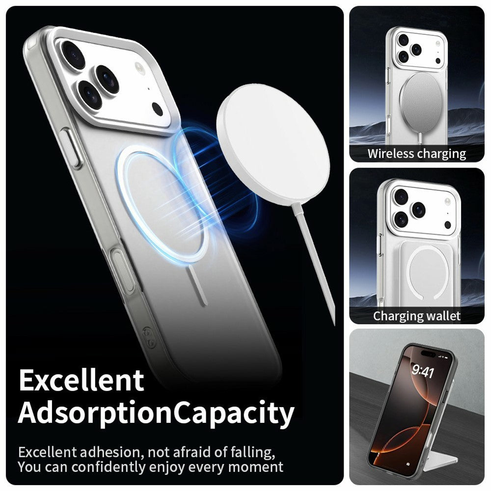 For iPhone 18 Pro / 17 Pro Case Candy Color PC + TPU + PET Phone Cover Compatible with MagSafe