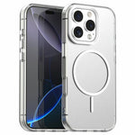 Til iPhone 16 Pro Cover Candy Color PC + TPU + PET Telefoncover Kompatibelt med MagSafe
