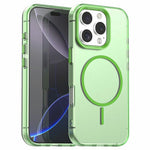 Til iPhone 16 Pro Cover Candy Color PC + TPU + PET Telefoncover Kompatibelt med MagSafe
