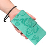 For Honor 400 Smart 4G Wallet Case Floral Butterfly Imprinted Leather Phone Cover Stand
