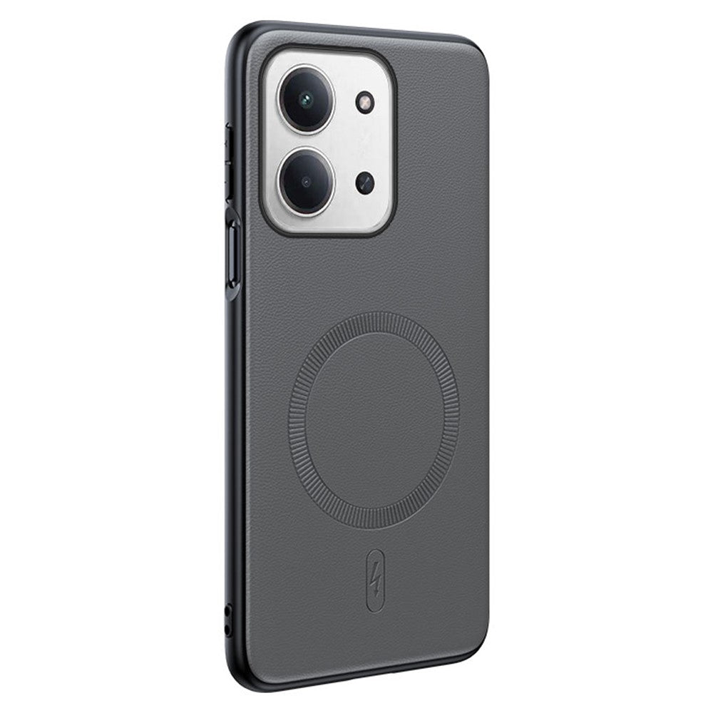 Xiaomi Redmi 15C 4G (Global) (171mm) / Poco C85 4G (171mm) Magnetiskt skal Magnetiskt skal Läderbelagt TPU + PC mobilskal