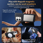 For Xiaomi Redmi 15R 5G Magnetic Case Magnetic Case Leather Coated TPU + PC Phone Cover