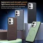 For Xiaomi Redmi 15R 5G Magnetic Case Magnetic Case Leather Coated TPU + PC Phone Cover