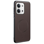 For Xiaomi Redmi 15R 5G Magnetic Case Magnetic Case Leather Coated TPU + PC Phone Cover