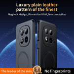 For Xiaomi Poco M8 Pro 5G / Redmi Note 15 Pro+ 5G (Global) Magnetic Case Leather Coated TPU + PC Phone Cover