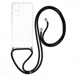 Phone Case For Xiaomi Redmi 15C 4G (EU) (173mm) / 15C 5G (EU) (173mm) / Poco C85 4G (173mm) Reinforced Corner TPU Clear Cover with Lanyard