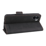 For Xiaomi Redmi A1 4G / A2 4G PU Leather  Wallet Phone Case Hardware Decor Magnetic Closure Stand Function Folio Shockproof Full Protection Cover