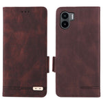 For Xiaomi Redmi A1 4G / A2 4G PU Leather  Wallet Phone Case Hardware Decor Magnetic Closure Stand Function Folio Shockproof Full Protection Cover