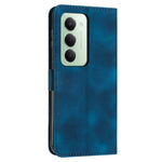 For Xiaomi Redmi 15 4G (EU) (171mm) / 15 5G (EU) (171mm) Leather Case Imprinted Triangle Phone Cover with Hand Strap