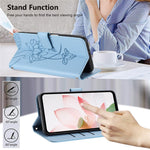 Läderfodral till Xiaomi Redmi 15C 5G (EU) (173 mm) / 4G (EU) (173 mm) / Poco C85 4G (173 mm) Lotus Imprint mobilskal med handledsrem