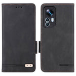 For Xiaomi 12T 5G / Redmi K50 Ultra 5G Wallet Flip Phone Cover Hardware Decor PU Leather Magnetic Closure Stand Case
