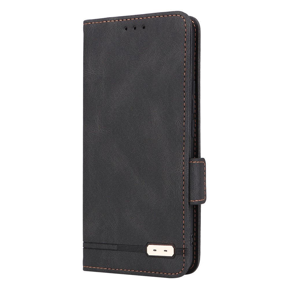 For Xiaomi 12T 5G / Redmi K50 Ultra 5G Wallet Flip Phone Cover Hardware Decor PU Leather Magnetic Closure Stand Case