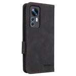 For Xiaomi 12T 5G / Redmi K50 Ultra 5G Wallet Flip Phone Cover Hardware Decor PU Leather Magnetic Closure Stand Case