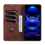 AZNS Wallet Case for Oppo A5 4G / 5G / K13x 5G Cowhide Texture PU Leather Phone Cover