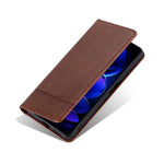 AZNS Wallet Case for Oppo A5 4G / 5G / K13x 5G Cowhide Texture PU Leather Phone Cover