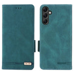 Samsung Galaxy A14 5G / A14 4G Hårdvarudekor Flip Plånboksfodral PU-läder Stativ Magnetiskt Skyddande mobilfodral