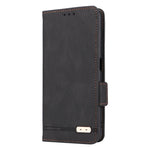 For Oppo A17 4G PU Leather Stand Flip Cover Hardware Decor Dual Magnetic Clasp Protective Wallet Phone Case