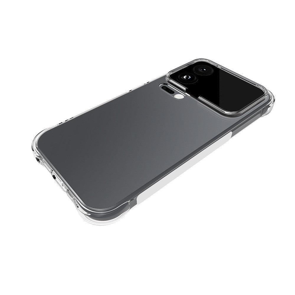 Xiaomi 17 Pro Max Genomskinligt skal Stötdämpande TPU mobilskydd Förstärkta Hörn