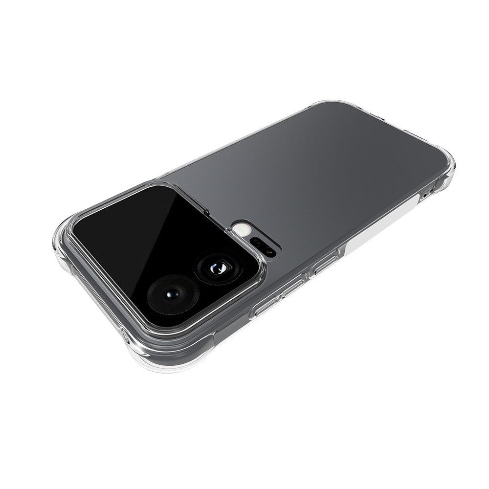 Xiaomi 17 Pro Max Genomskinligt skal Stötdämpande TPU mobilskydd Förstärkta Hörn