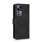 For Xiaomi 12T Pro 5G Cell Phone Cover Skin-touch Feeling PU Leather+TPU Wallet Stand Phone Case