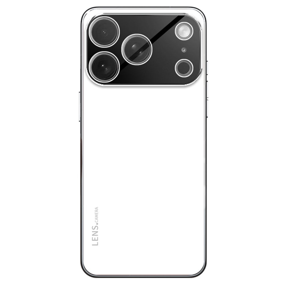 iPhone 17 Pro Max-skal Akryl + TPU + Metall Reptåligt mobilskal med Galvaniserad Ram