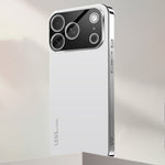 iPhone 17 Pro Max-skal Akryl + TPU + Metall Reptåligt mobilskal med Galvaniserad Ram