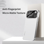 iPhone 17 Pro Max-skal Akryl + TPU + Metall Reptåligt mobilskal med Galvaniserad Ram