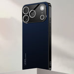 iPhone 17 Pro Max-skal Akryl + TPU + Metall Reptåligt mobilskal med Galvaniserad Ram