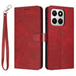 Wallet Case For Honor 400 Smart 5G / 4G / X7d 4G / 5G Flip Stand Calf Texture PU Leather Phone Cover with Strap