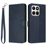 Wallet Case For Honor 400 Smart 5G / 4G / X7d 4G / 5G Flip Stand Calf Texture PU Leather Phone Cover with Strap