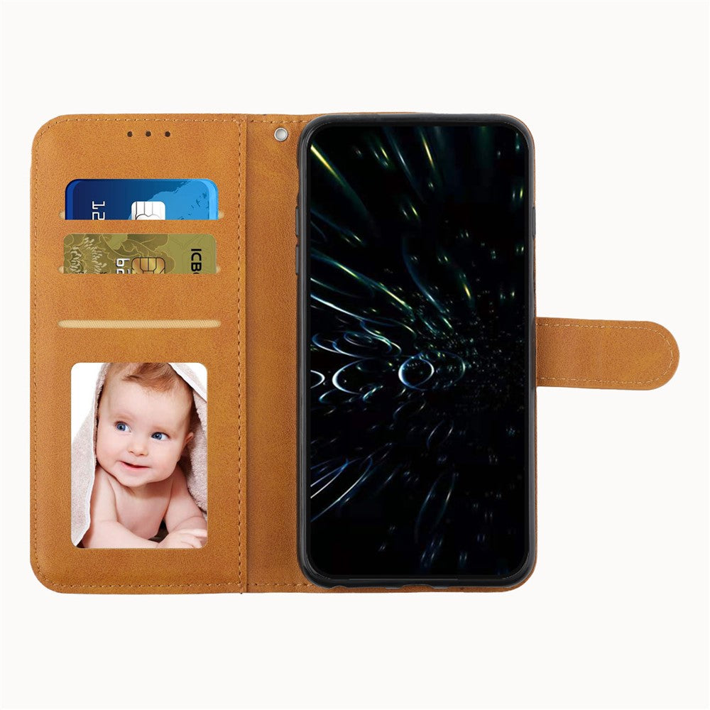 Leather Phone Case For Honor 400 Smart 5G / 4G / X7d 4G / 5G Foldable Stand Wallet Flip Cover with Strap