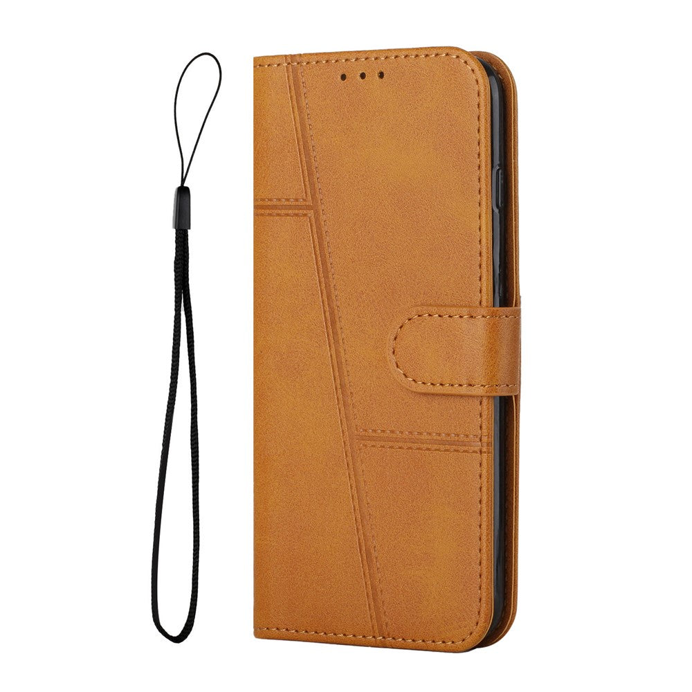 Leather Phone Case For Honor 400 Smart 5G / 4G / X7d 4G / 5G Foldable Stand Wallet Flip Cover with Strap
