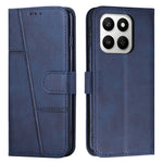 Leather Phone Case For Honor 400 Smart 5G / 4G / X7d 4G / 5G Foldable Stand Wallet Flip Cover with Strap