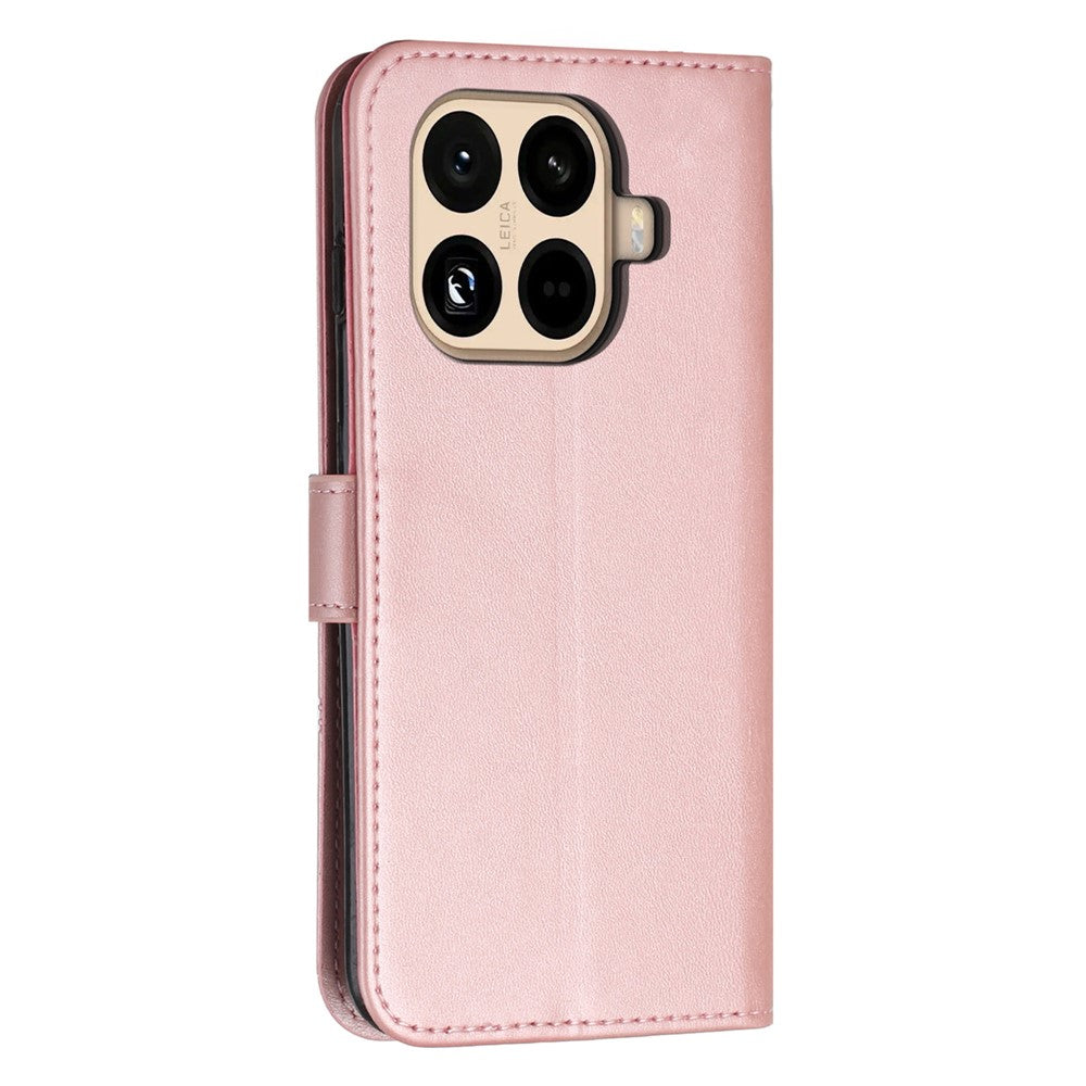 For Xiaomi 15T Pro Leather Phone Case Foldable Stand Wallet Flip Cover with Strap