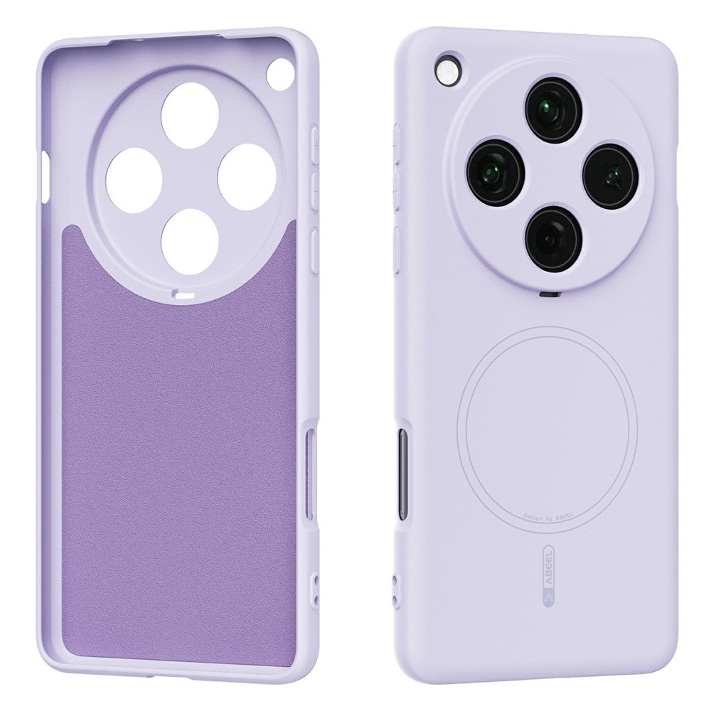 ABEEL For Oppo Find X8 Pro 5G Magnetic Case Skin Touch Liquid Silicone Phone Back Cover