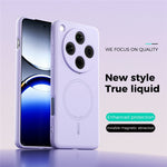 ABEEL For Oppo Find X8 Pro 5G Magnetic Case Skin Touch Liquid Silicone Phone Back Cover