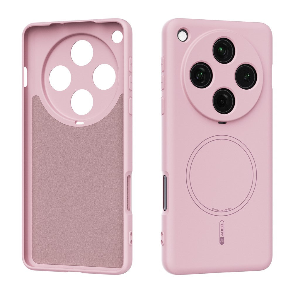 ABEEL For Oppo Find X8 Pro 5G Magnetic Case Skin Touch Liquid Silicone Phone Back Cover