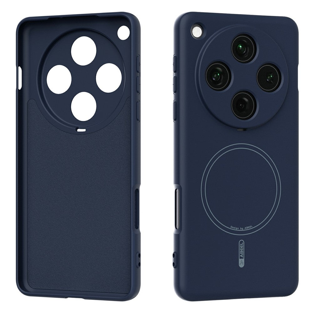 ABEEL For Oppo Find X8 Pro 5G Magnetic Case Skin Touch Liquid Silicone Phone Back Cover