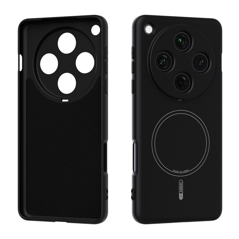 ABEEL For Oppo Find X8 Pro 5G Magnetic Case Skin Touch Liquid Silicone Phone Back Cover