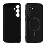 ABEEL For Samsung Galaxy S24 FE Magnetic Case Skin Touch Liquid Silicone Phone Back Cover