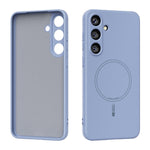 ABEEL For Samsung Galaxy S25 Magnetic Case Skin Touch Liquid Silicone Phone Back Cover