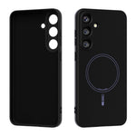 ABEEL For Samsung Galaxy S25 Magnetic Case Skin Touch Liquid Silicone Phone Back Cover