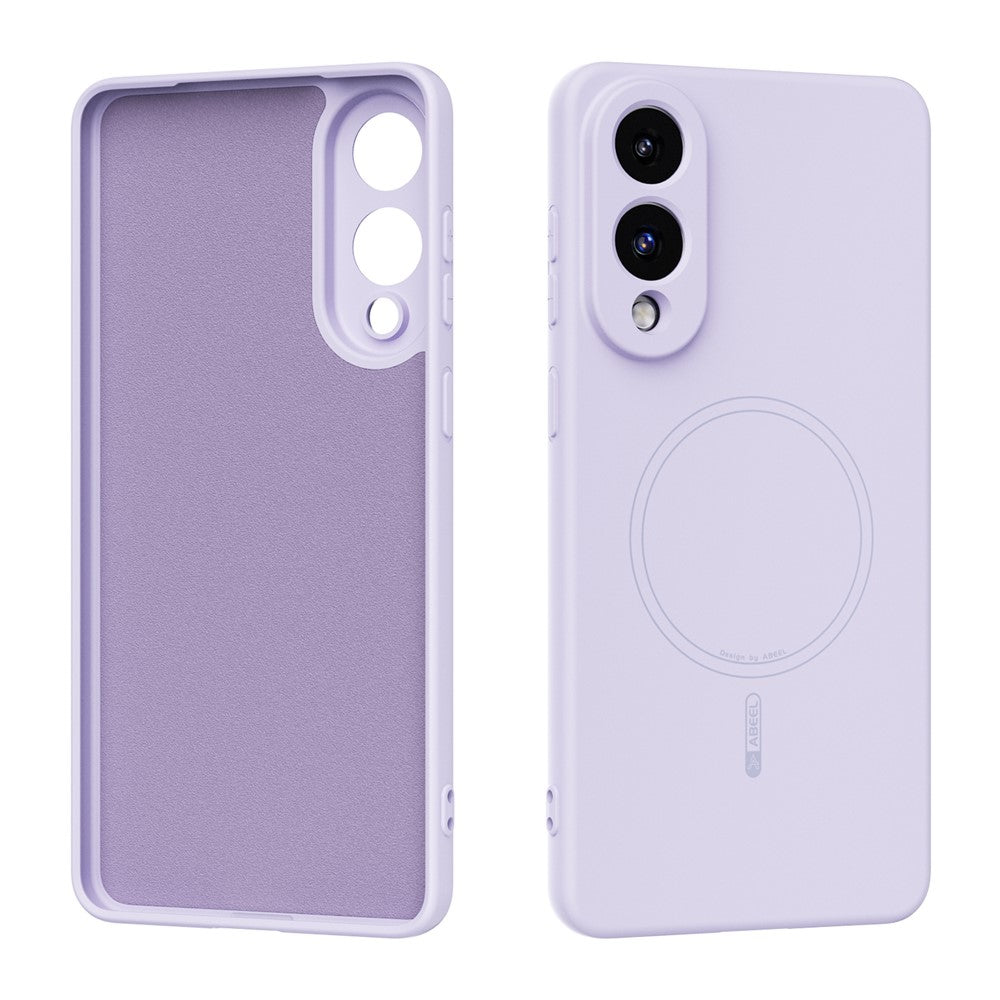 ABEEL til Samsung Galaxy S25 Edge Magnetisk Cover med Flydende Silikone og "Skin Touch" Følelse