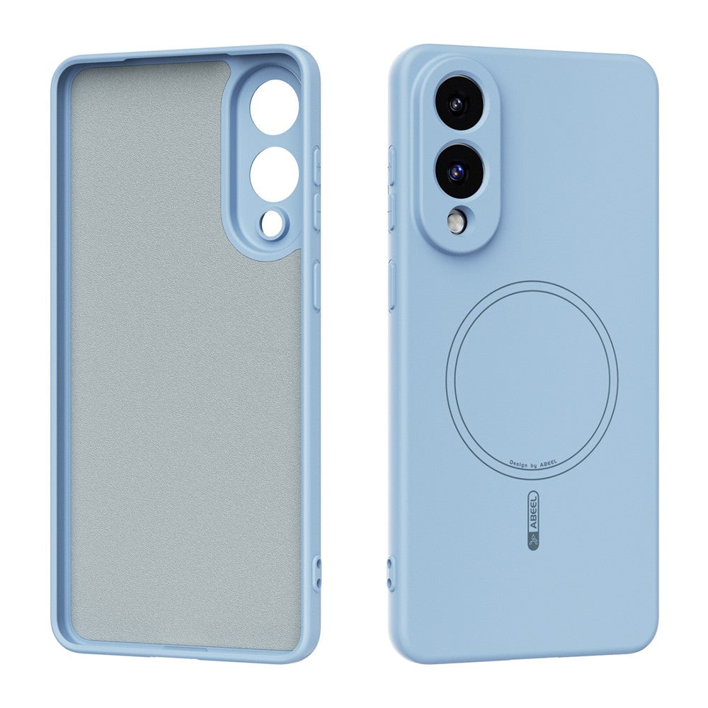 ABEEL til Samsung Galaxy S25 Edge Magnetisk Cover med Flydende Silikone og "Skin Touch" Følelse