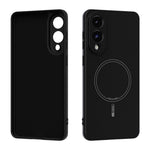 ABEEL til Samsung Galaxy S25 Edge Magnetisk Cover med Flydende Silikone og "Skin Touch" Følelse