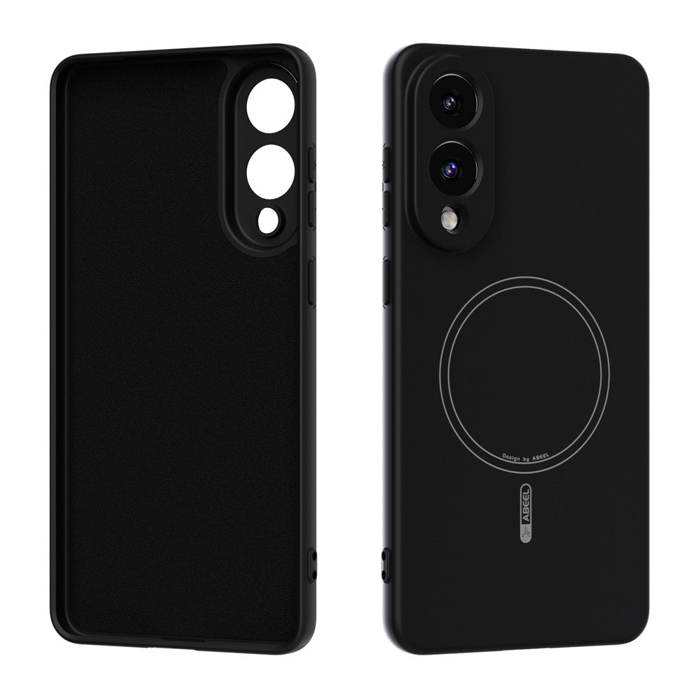 ABEEL til Samsung Galaxy S25 Edge Magnetisk Cover med Flydende Silikone og "Skin Touch" Følelse
